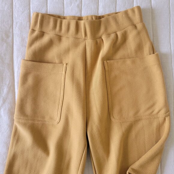 NWT Madewell twill jacquard tapered pants in toffee - Picture 3 of 5